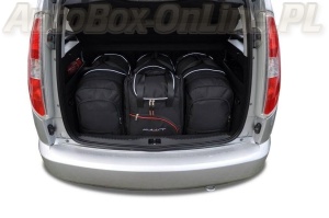 SKODA ROOMSTER 2006-2015 TORBY DO BAGAŻNIKA 4 SZT