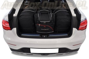 MERCEDES-BENZ GLC COUPE 2016-2022 TORBY DO BAGAŻNIKA 4 SZT
