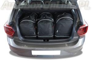 VW POLO 2017+ TORBY DO BAGAŻNIKA 3 SZT