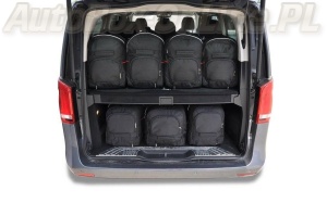 MERCEDES-BENZ V EXTRA LONG 2014+ TORBY DO BAGAŻNIKA 7 SZT