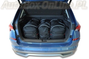 SKODA KAMIQ 2019+ TORBY DO BAGAŻNIKA 3 SZT