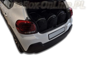CITROEN C3 HATCHBACK 2016+ TORBY DO BAGAŻNIKA 3 SZT