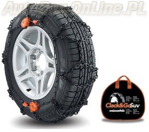 WEISSENFELLS - Clacvk&Go SUV RTS 11 ( Łańcuchy śniegowe z podwójnym automatem napinającym, ogniwa 12mm )