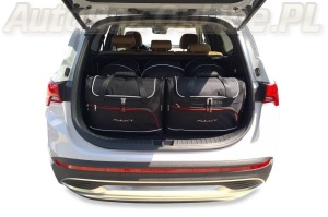 HYUNDAI SANTA FE HEV 2020-2024 TORBY DO BAGAŻNIKA 5 SZT