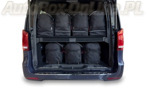 MERCEDES-BENZ EQV LONG 2020+ TORBY DO BAGAŻNIKA 7 SZT