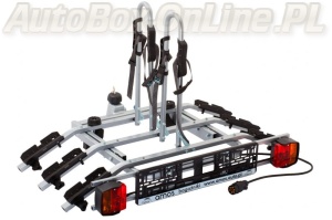 AMOS - Tytan 3 Plus ( Platforma ze światłami na 3 rowery mocowana na haku /7pin/)