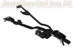 THULE - ProRide 598 Black  [ Aluminiowy uchwyt rowerowy zabezpieczony kluczem w kolorze czarnym]