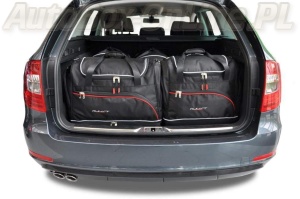 SKODA SUPERB KOMBI 2010-2015 TORBY DO BAGAŻNIKA 5 SZT