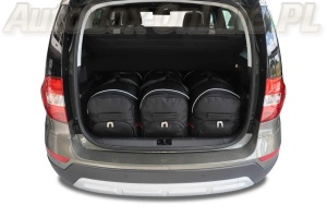 SKODA YETI 2009-2017 TORBY DO BAGAŻNIKA 3 SZT