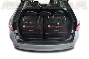 SKODA SUPERB KOMBI 2015-2023 TORBY DO BAGAŻNIKA 5 SZT