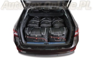 SKODA SUPERB KOMBI 2015-2023 TORBY DO BAGAŻNIKA 5 SZT