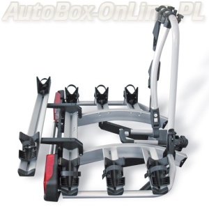 Atera - Strada Sport 4 - (Aluminowy uchwyt ze światłami na hak holowniczy na 4 rowery, z szybkim montażem)